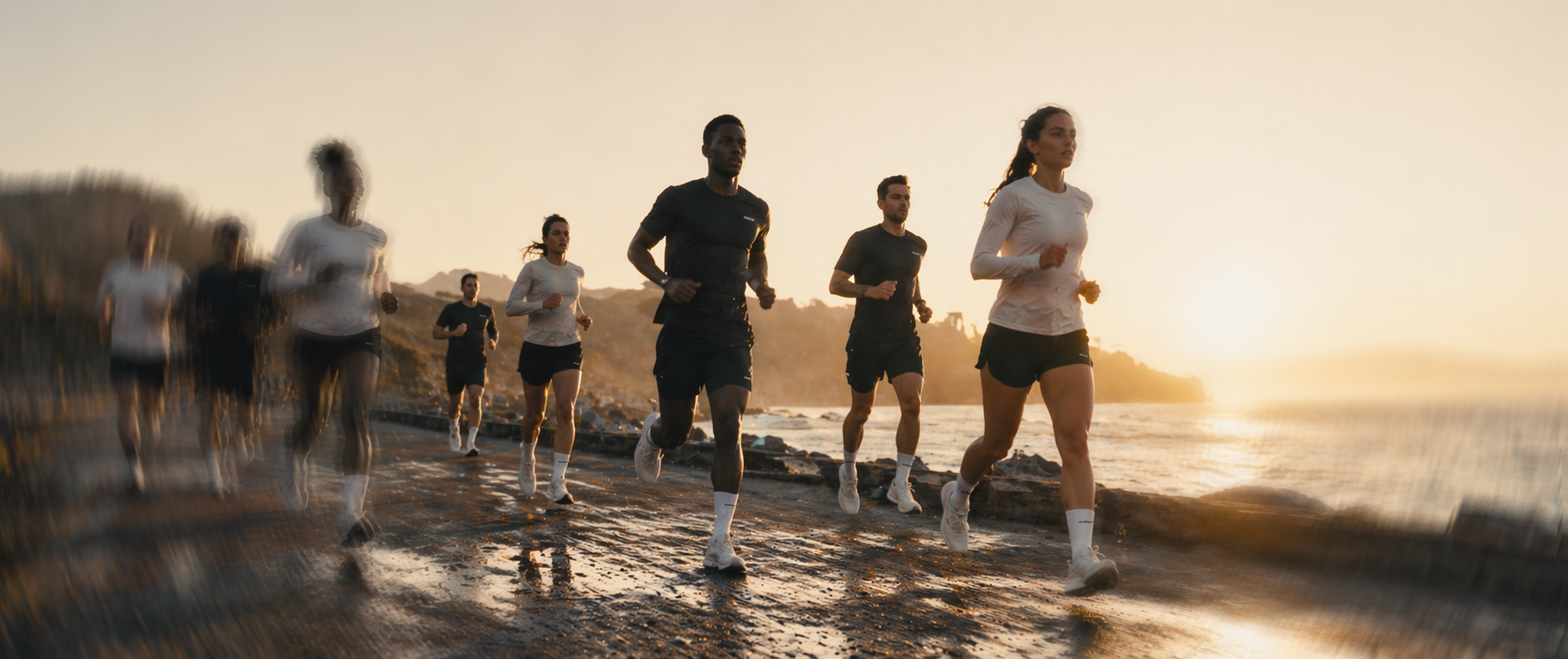 Subsixty athletes training together